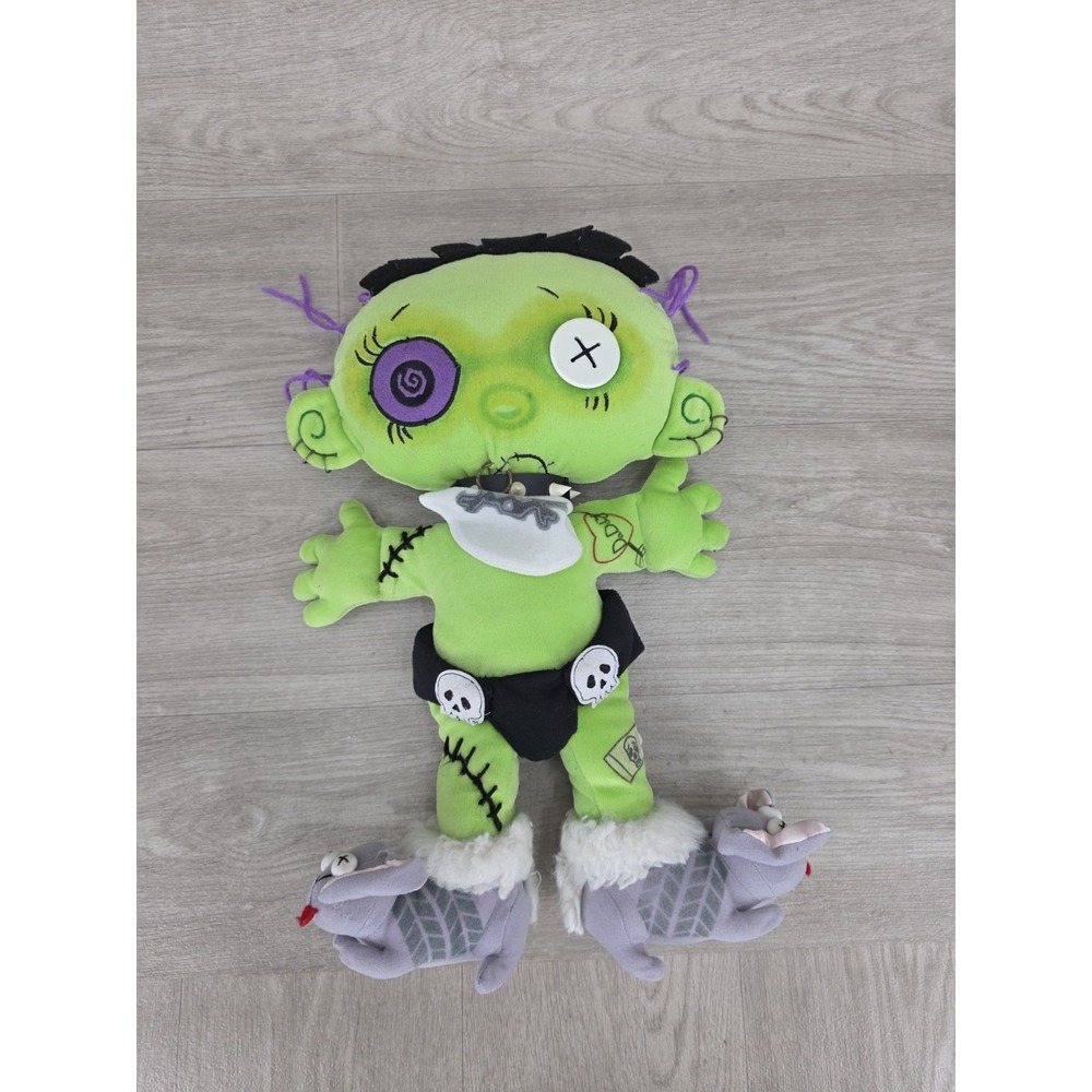 Vintage Kinder Goths Zero's Sister Plush Bleeding Edge 17" Gothic Doll Rare